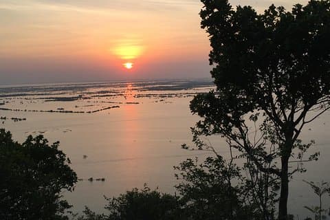 Stadstour Kompong Pluk Zonsondergang Drijvend dorp vanuit Siem Reap