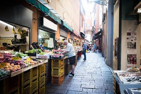 Prive-markt rondleiding, lunch of diner en kookdemonstratie in Belluno