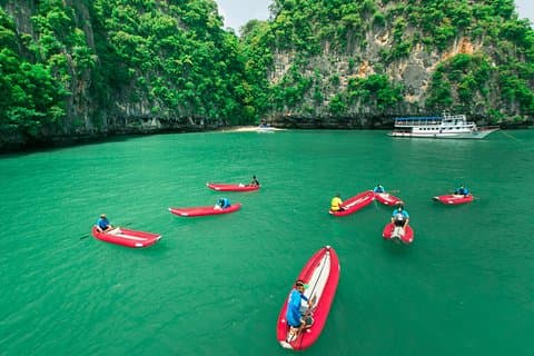 Phang Nga Bay, James Bond Island en Sea Caves Kayaking Tour