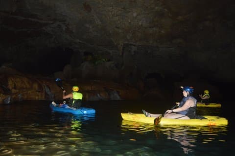 Cave Kayaking and Ziplines Private Tour