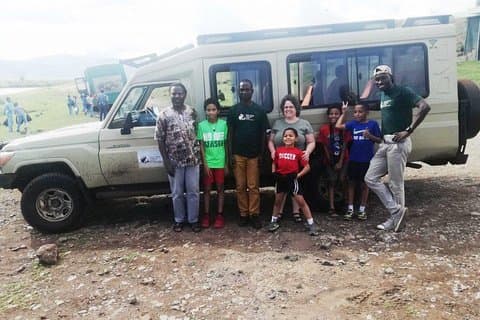 5Jours Famille _Groupe Hébergement à mi-distance dans la jungle