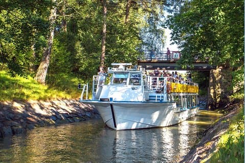 Croisière sur le canal d'Helsinki