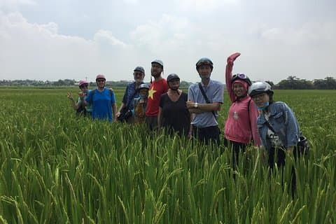 Excursion en moto à Hanoi à la campagne 1 jour