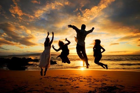 Sesión de fotos de familia y pareja en la playa de Maui