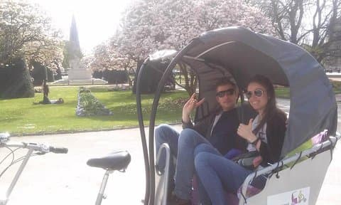 Tour panoramico di Strasburgo di 90 minuti con Pedicab