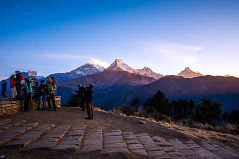Ghorepani Poon Hill vandringar: 6 nätter / 7 dagar