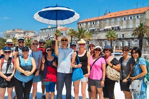 From Cruise port Diocletian Palace & Split Old Town Walking Tour