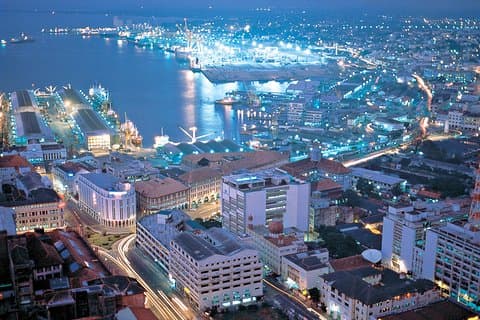 Blick auf Sri Lanka