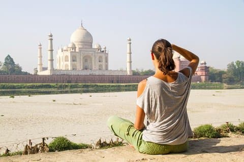 Excursão de 2 dias pelo triângulo dourado ao Taj Mahal, Agra e Jaipur saindo de Delhi de carro
