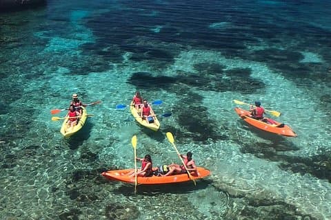 Ibiza - Xarraca Bay- Kayaking Tour MultiActivity snorkel,caves