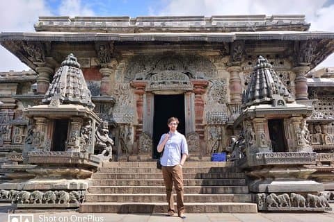 World heritage site of Belur & Halebid with temple sculptures