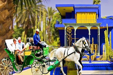 Pferdekutschenfahrt mit Majorelle Garden