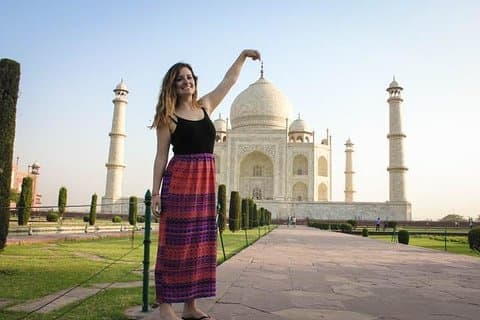 Taj Mahal & Agra City Tour fra Delhi med hurtigste tog i Indien