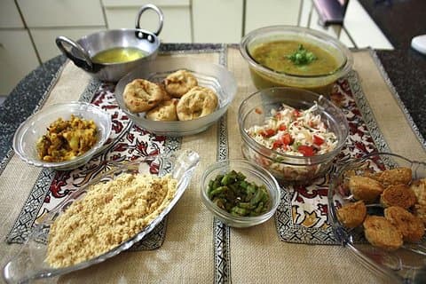 Dimostrazione di cucina vegetariana privata ad Agra