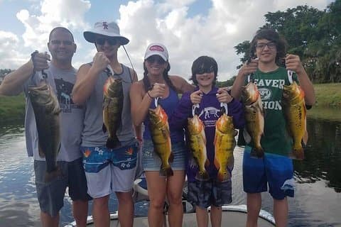 Peacock Bass Fishing Trip near West Palm Beach