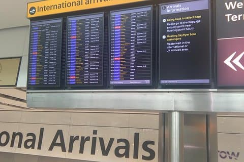 Privat lufthavn Ankomst Transfer: Heathrow til Central London Hotel / Accommadation