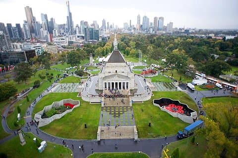 Shrine of Remembrance Culturele rondleiding in Melbourne