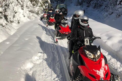 SnowMobiles Tour i Karpaterne