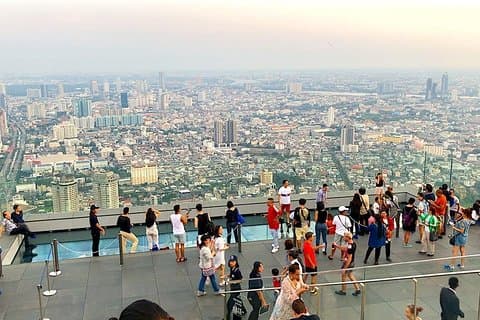 Mahanakhon Building Skywalk - Gratis opgradering til Rooftop