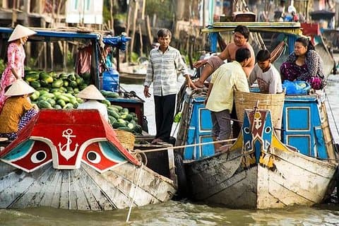 Mekong Delta Floating Market Luxury Group Tour
