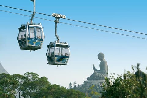 Lantau Tour fra HK Central: Cable Car, Big Buddha & Tai O Village