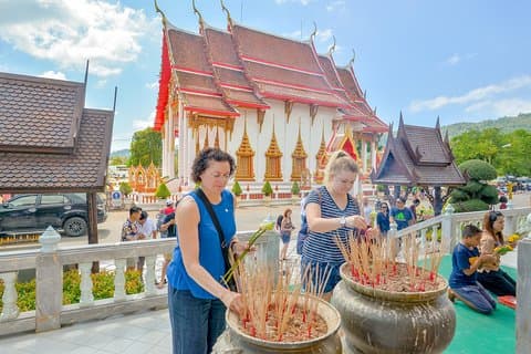 Phuket Landmark Tour, Wat Chalong, Big Bhudda
