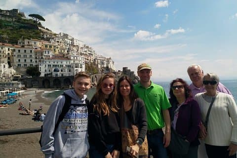 TOUR COSTEIRA DE PARTILHA [motorista inglês disponível] - POSITANO, AMALFI, RAVELLO ALMOÇO