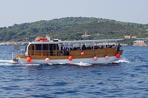 Elafit-eilanden Cruise en Blue Cave Snorkeling Boat Tour vanuit Dubrovnik