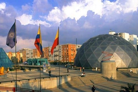 Giornata fenomenale della città di Bogotà
