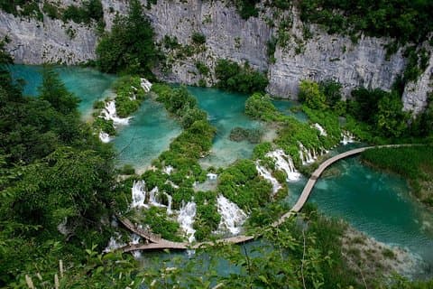 De Zagreb a Split via lagos de Plitvice
