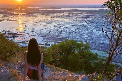Phnom Krom for Sunset Cycling Tour
