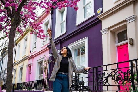 Instagrammable fotos i Notting Hill