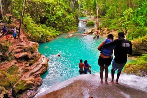 Blå hull fra Ocho Rios
