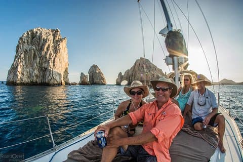 Privat luksus 42 fot seiling med snorkling i Los Cabos