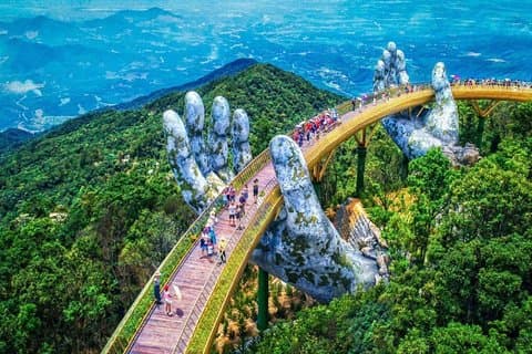Marble Mountain - Golden Bridge - Ba Na Hills Tour privado de día completo