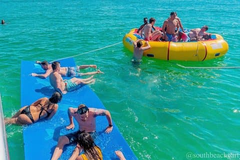 South Beach Sail Splash aboard the Caribbean Spirit