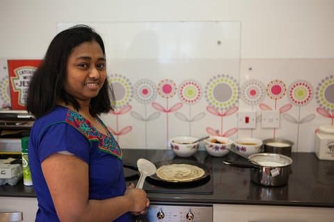 Clases particulares de cocina casera en Londres con un local
