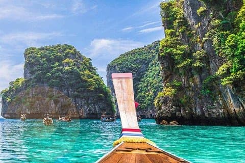 Premium tur til Phi Phi & Bamboo Island Tours med hurtigbåt