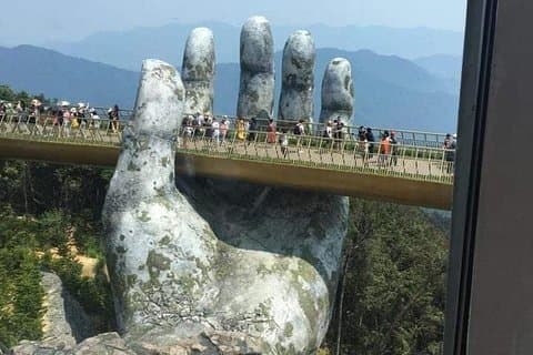 Puente Dorado al atardecer en teleférico - Tour privado