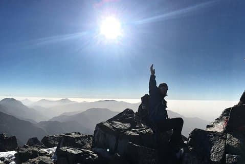 アトラス山脈 トゥブカル 4167m