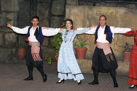 Danza Griega Lección Teatro Dora Stratou en Atenas