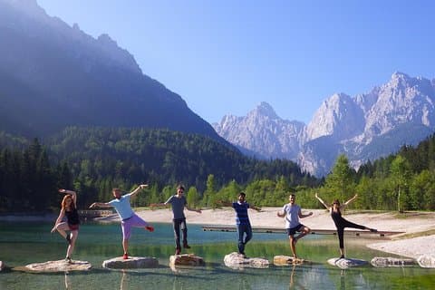 Schilderachtige trein, Emerald River, Triglav National Park & Soča vallei
