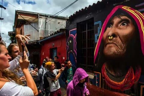 Espectacular tour de Street Art en Bogotá