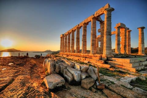 Cape Sounio & Temple of Poseidon hisnande vyer privat resa