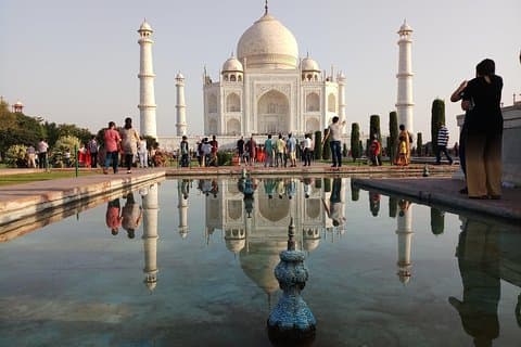 Golden Triangle dækker Taj Mahal (En af verdens 7 underværker)