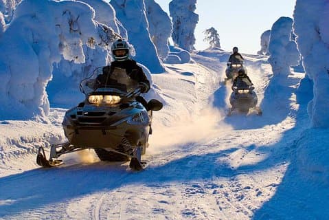 Lapplands snöskoter Safari från Rovaniemi
