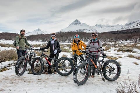 E-Bike in Ushuaia: Fuegian Beavers on Ice