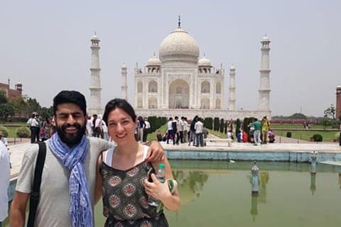 Private halbtägige Tour durch Taj Mahal und Agra Fort