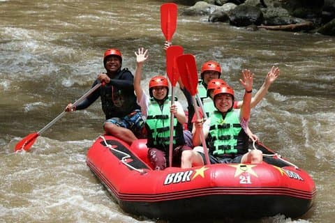 Private Bali White rafting con pranzo e spa