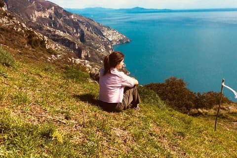 Trail of the gods with local guide Saveria Fiore "Ladybug"